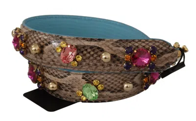 Dolce & Gabbana Shoulder Strap In Brown