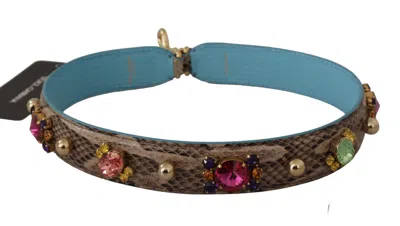 Dolce & Gabbana Shoulder Strap In Brown