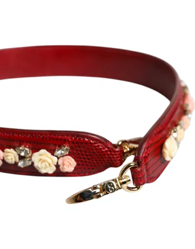 Dolce & Gabbana Shoulder Bag Strap In Red