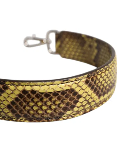 Dolce & Gabbana Python Leather Shoulder Strap In Multi