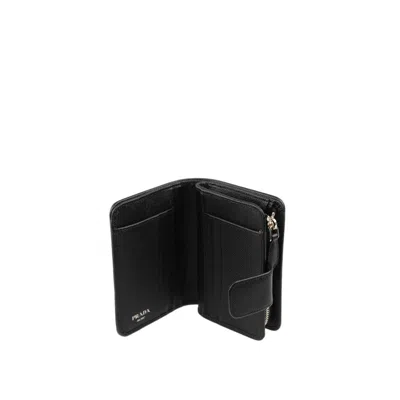 Prada Nylon Wallet In Black