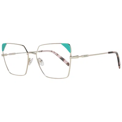 Pucci Gold Women Optical Frames In Multi