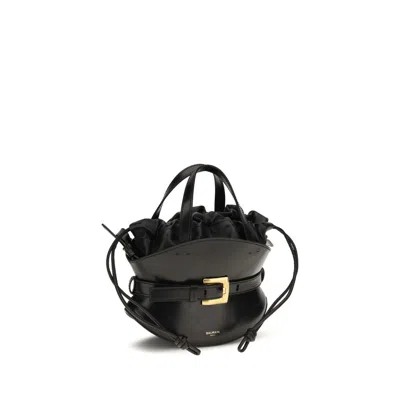 Balmain Shoulder Bag In Black