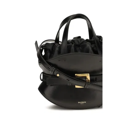Balmain Shoulder Bag In Black