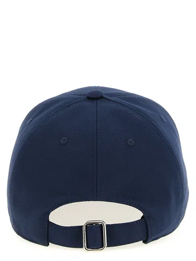 Givenchy Gi317154bm Logo-embroidered Cotton Baseball Cap In Blue