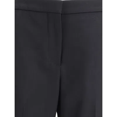 Givenchy Wool Grain De Poudre Bootcut Trousers In Black