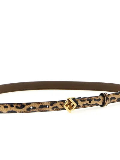 Fendi Ff Diamonds Belt In Multi
