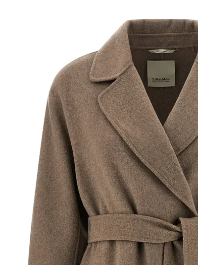 S Max Mara ' Elisa Coat In Brown