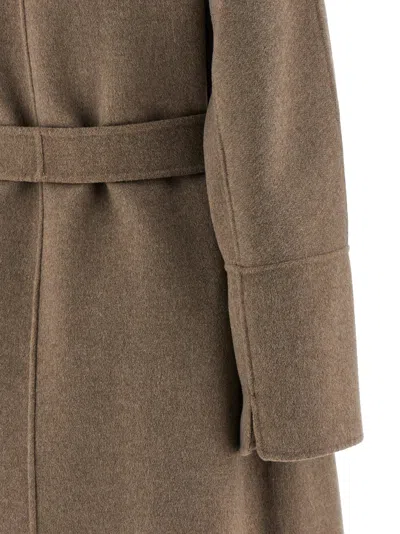 S Max Mara ' Elisa Coat In Brown