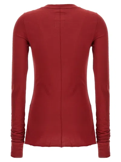 Rick Owens T-shirt In Red