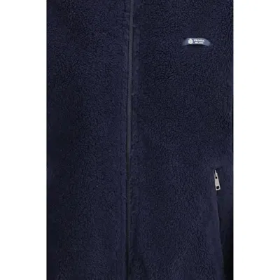 Prada Fleece Jacket In Blue