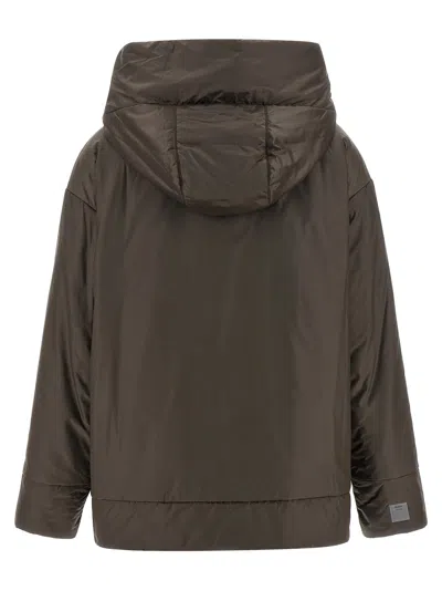 Max Mara Mtcdaria Puffer Jacket In Brown