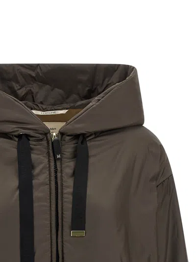 Max Mara Mtcdaria Puffer Jacket In Brown