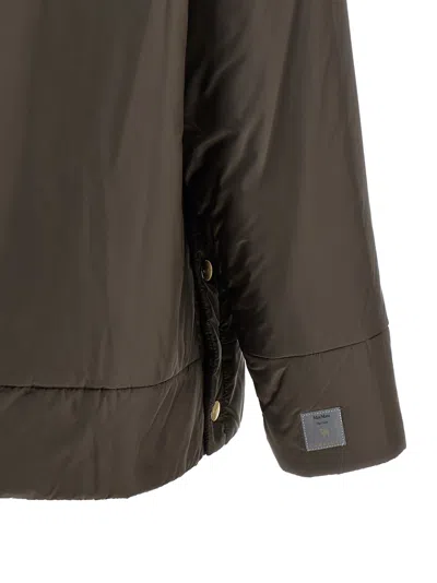 Max Mara Mtcdaria Puffer Jacket In Brown