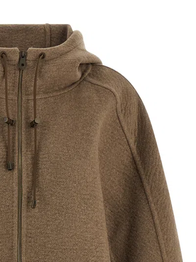 Max Mara Gradi Coat In Brown