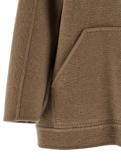 Max Mara Gradi Coat In Brown