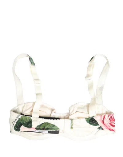 Dolce & Gabbana Floral Semi-pad Underwire Underwire Bra In Multi