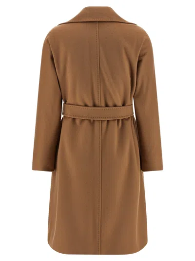 Max Mara Studio Coat In Brown