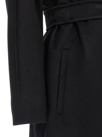 Max Mara Dravenna Coat In Black