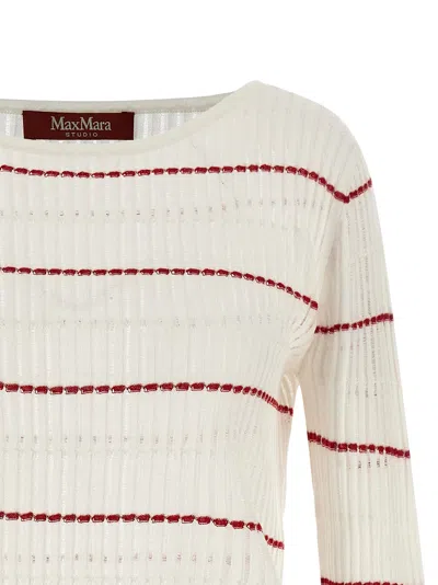 Max Mara Stepdone Sweater In White
