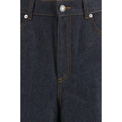 Givenchy Raw Cocoon Cut Jeans In Blue