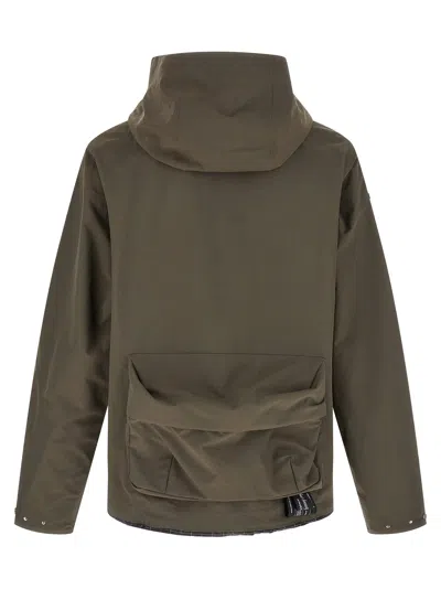 Undercover Technical Nylon Parka In Green