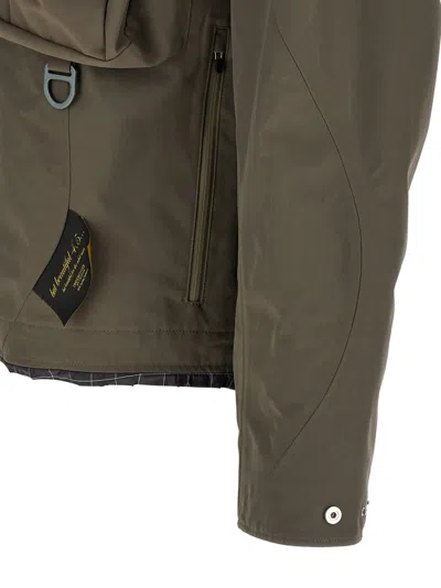 Undercover Technical Nylon Parka In Green