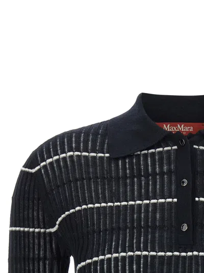 Max Mara Studio Polo In Blue