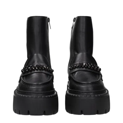Jimmy Choo Woman Ankle Boots Black Size 8 Calfskin In Black