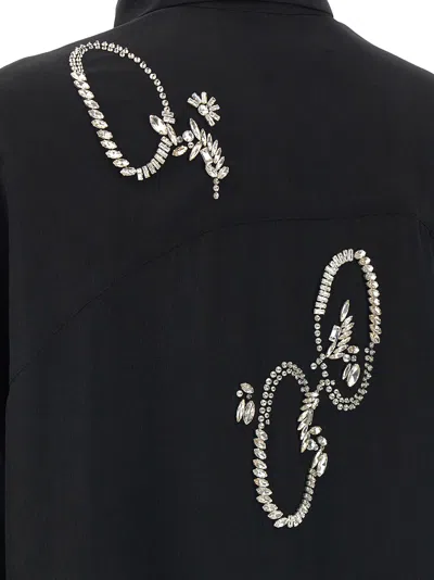 Dries Van Noten Crystal-embellished Blouse In Multi