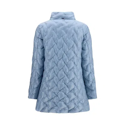 Herno Quilted Goose Down Down Jacket In Blue