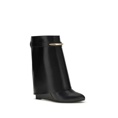 Givenchy Shark Ankle Boot In Black