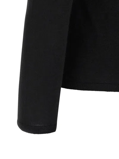 Max Mara Solid Cashmere Turtleneck Sweater In Black
