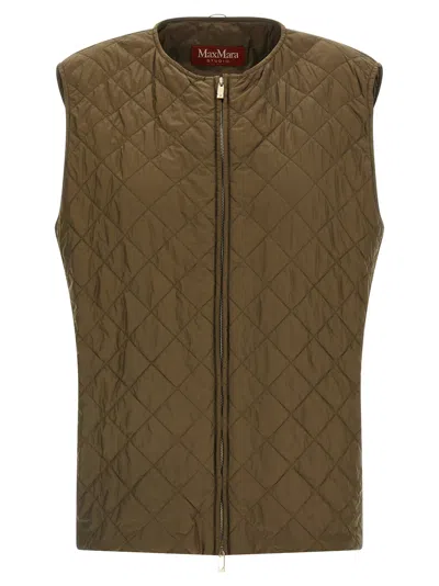 Max Mara Mstdisco Coat In Green
