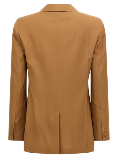 Max Mara Studio Blazer In Brown