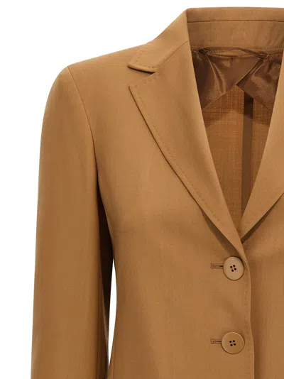 Max Mara Studio Blazer In Brown
