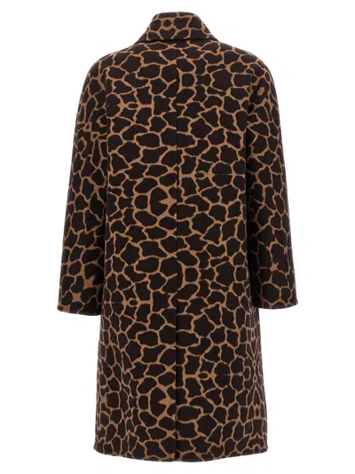 Max Mara Ortica Coat In Multi