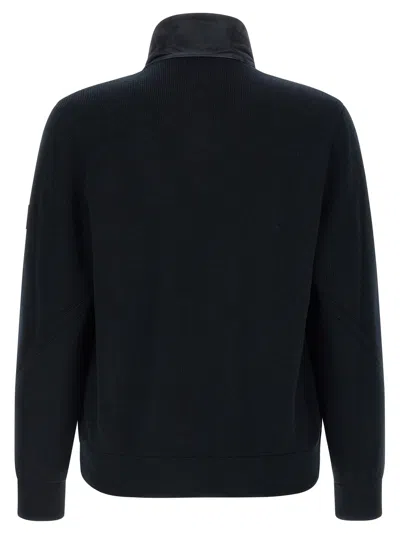 Mackage Blue Solid Wool Jacket In Black