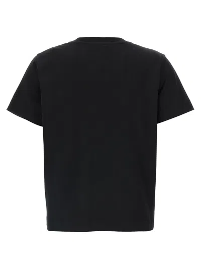 Givenchy Logo-tape Graphic T-shirt In Black