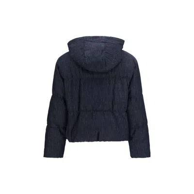Brunello Cucinelli Blue Cotton Shell Jacket In Blue