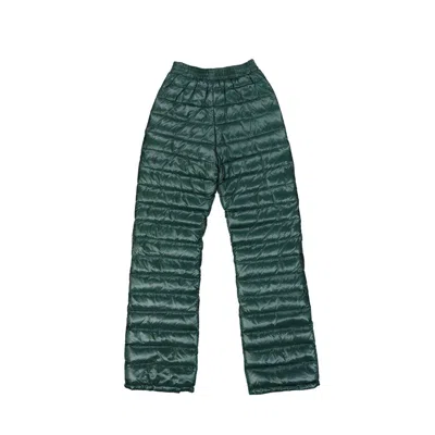 Herno Padded Polyamide Joggers In Green