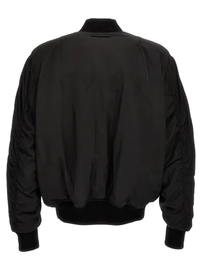 1989 Studio Long-sleeved Aviator Casual Jacket In Black