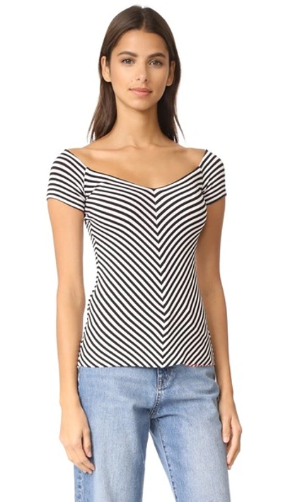 Bailey44 Interval Training Top In Stripe