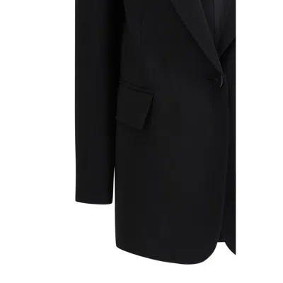 Max Mara Single-breasted Tailored Blazer In Black