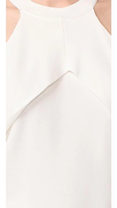 Shop Dion Lee Sleeve Release Knit In Ivory