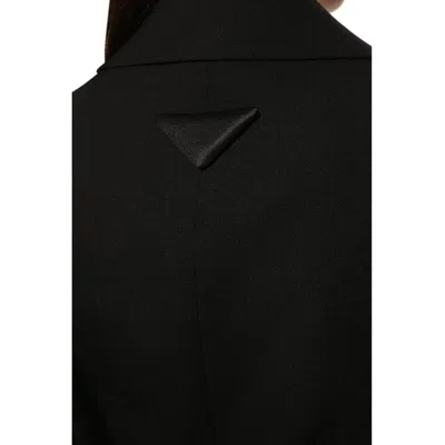 Prada Single-breasted Kid-mohair Jacket In Black
