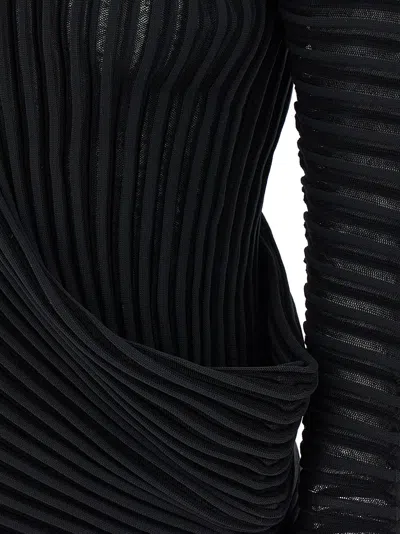 Issey Miyake Stream Blouse In Multi