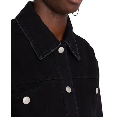 Alexander Mcqueen Black Solid Shirt Collar Jacket In Blue