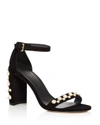 STUART WEITZMAN MOREPEARLS ANKLE STRAP HIGH-HEEL SANDALS,MOREPEAR