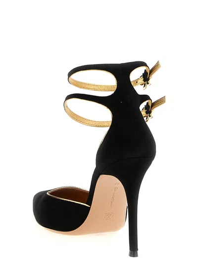 Gianvito Rossi Solid Suede Pumps In Black